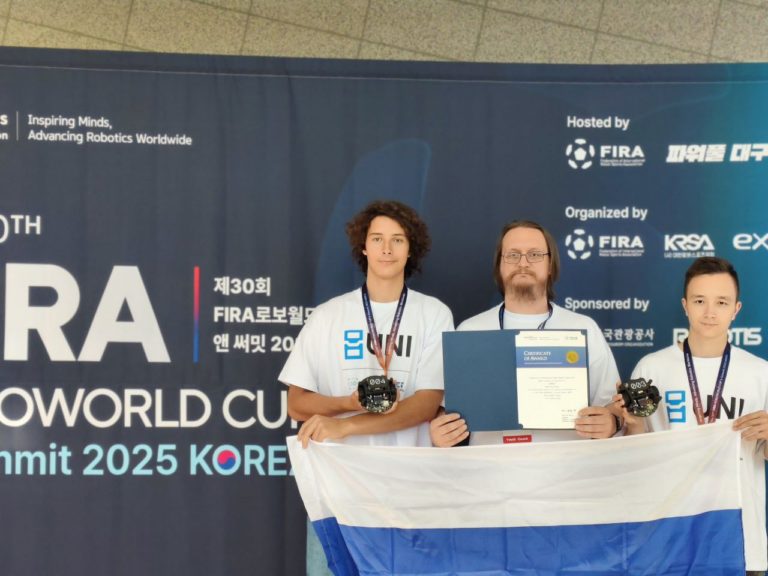 В Казань едет бронза FIRA WorldRoboCup 2025
